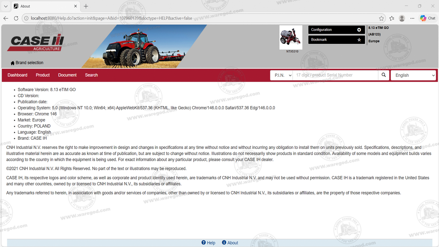 eTIM GO CASE IH AGRICULTURE 08.2025