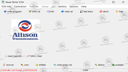 ALLISON TCM REFLASH 6.3