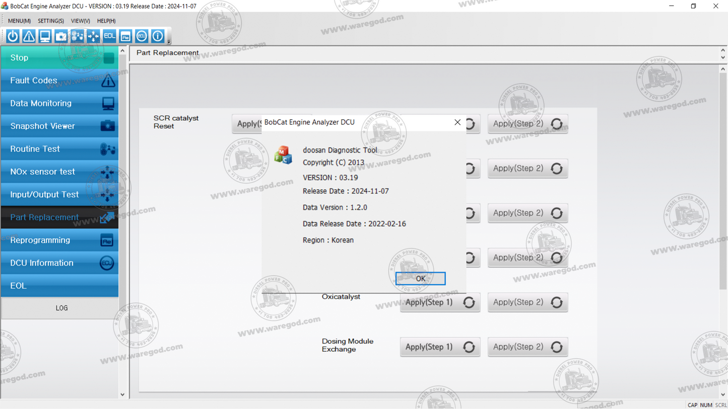 BOBCAT ENGINE ANALYZER DCU 03.19 [11.2024]