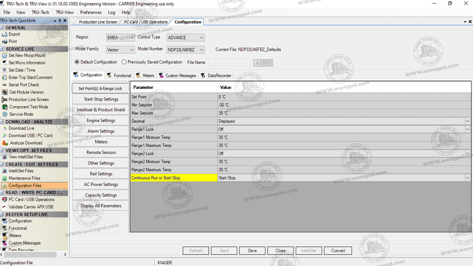CARRIER TRU-TECH & TRU-VIEW ENGINEERING 01.19.00.1000