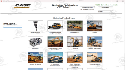 CASE CONSTRUCTION TECHNICAL PUBLICATIONS PDF LIBRARY 05.2025