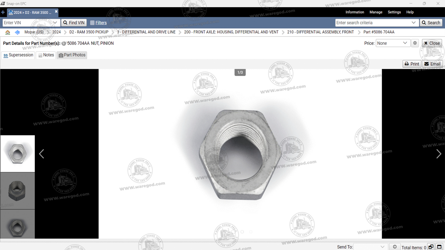 CHRYSLER FCA SNAP-ON EPC 01.2024