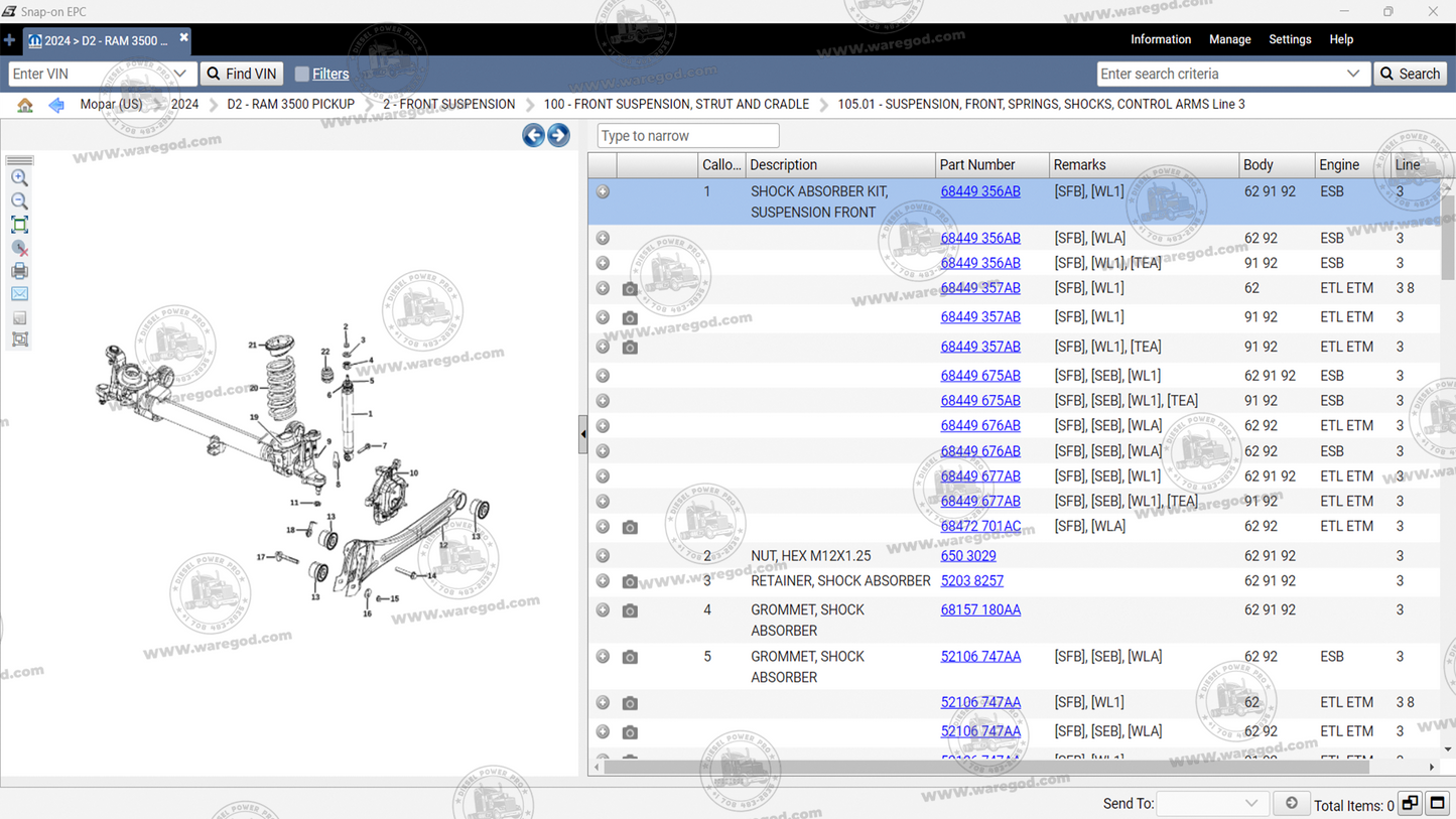 CHRYSLER FCA SNAP-ON EPC 01.2024