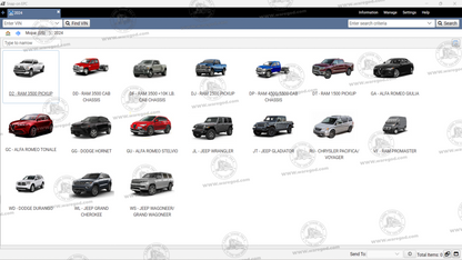 CHRYSLER FCA SNAP-ON EPC 01.2024