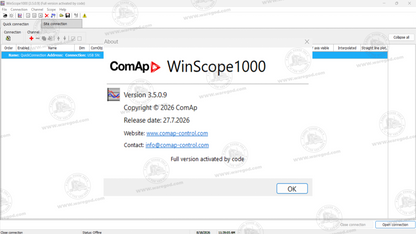 COMAP WINSCOPE 1000 SUITE 3.5.0.9 [07.2026]