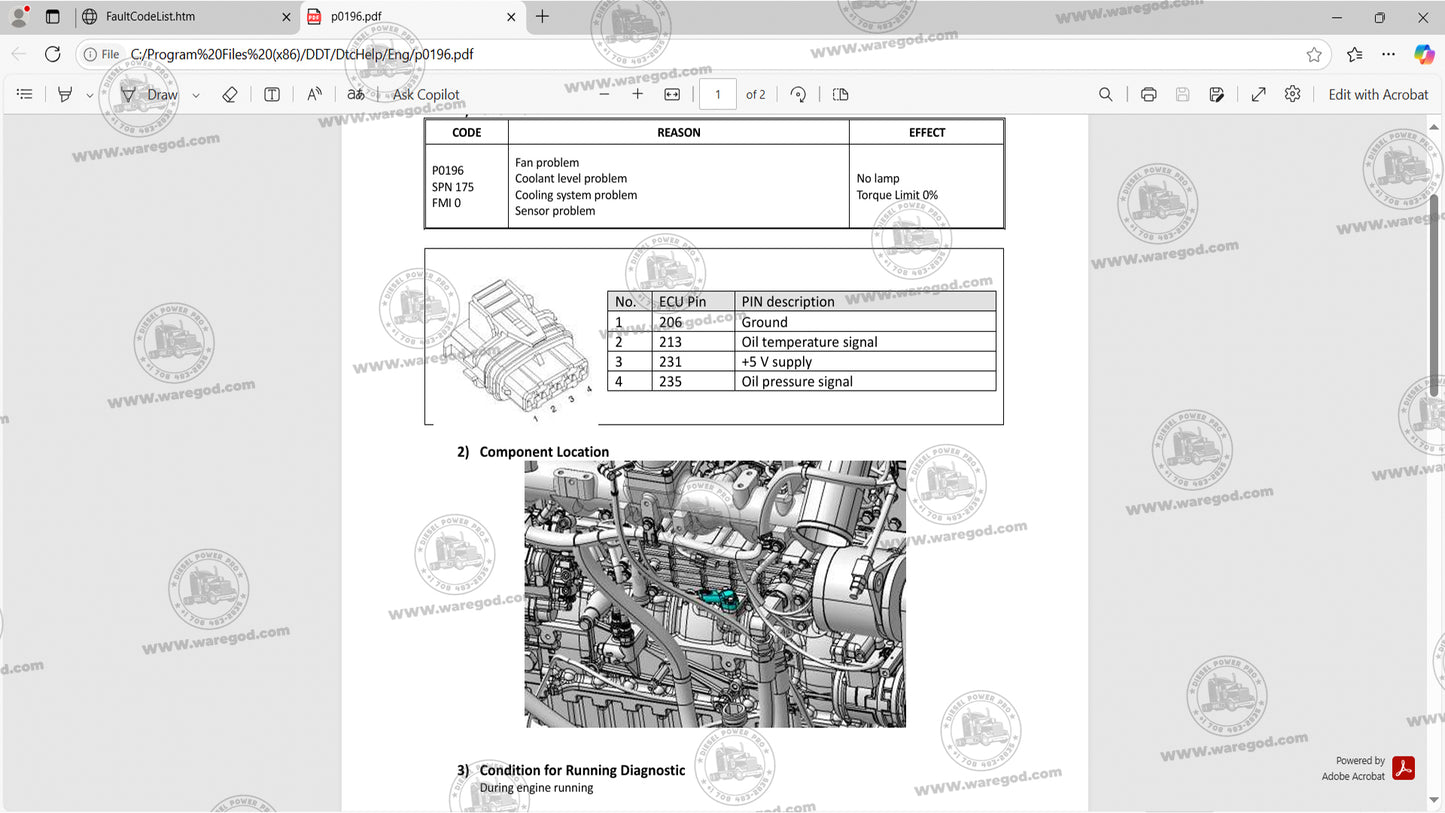 DOOSAN DIAGNOSTIC TOOL DL06-08 T4F ENGINE (DPF) 01.20 R2 [06.2024]