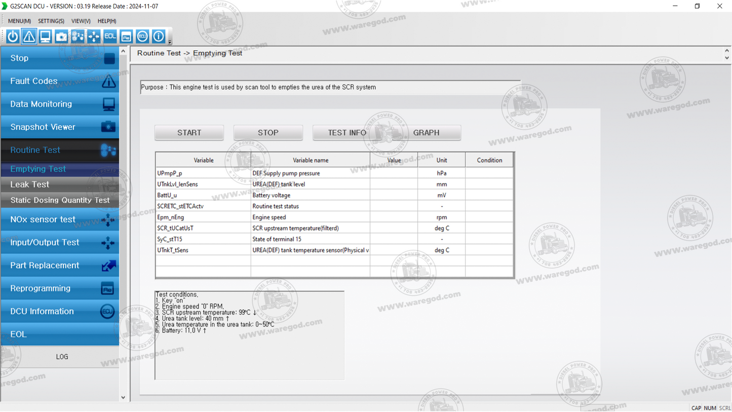 DOOSAN DIAGNOSTIC TOOL G2 SCAN DCU 03.19 [11.2024]