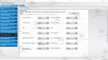 DOOSAN DIAGNOSTIC TOOL STAGE V DL06-08 ENGINE 02.20 [10.2024]