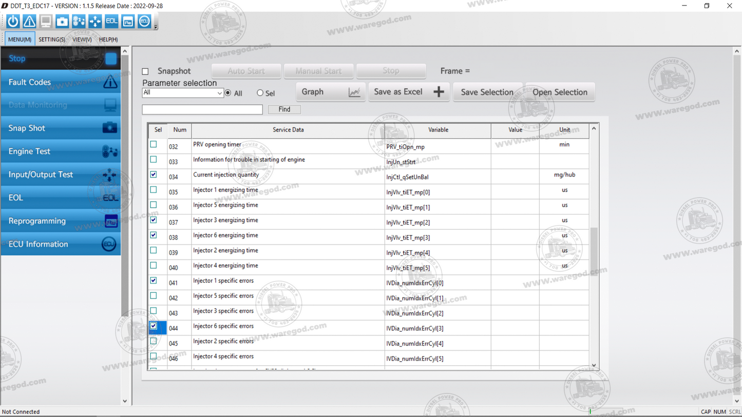 DOOSAN DIAGNOSTIC TOOL T3 EDC17 1.1.5 [09.2022]