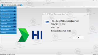 DOOSAN E-POWERPACK BC11 CV KGMC DIAGNOSTIC SCAN TOOL 1.00 [05.2026]