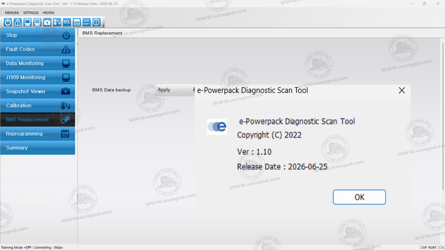 DOOSAN E-POWERPACK DIAGNOSTIC SCAN TOOL 1.10 [06.2026]