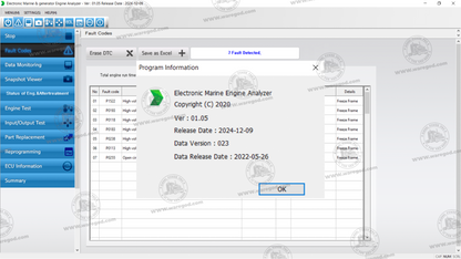 DOOSAN ELECTRONIC MARINE & GENERATOR ENGINE ANALYZER 01.05 [12.2024]