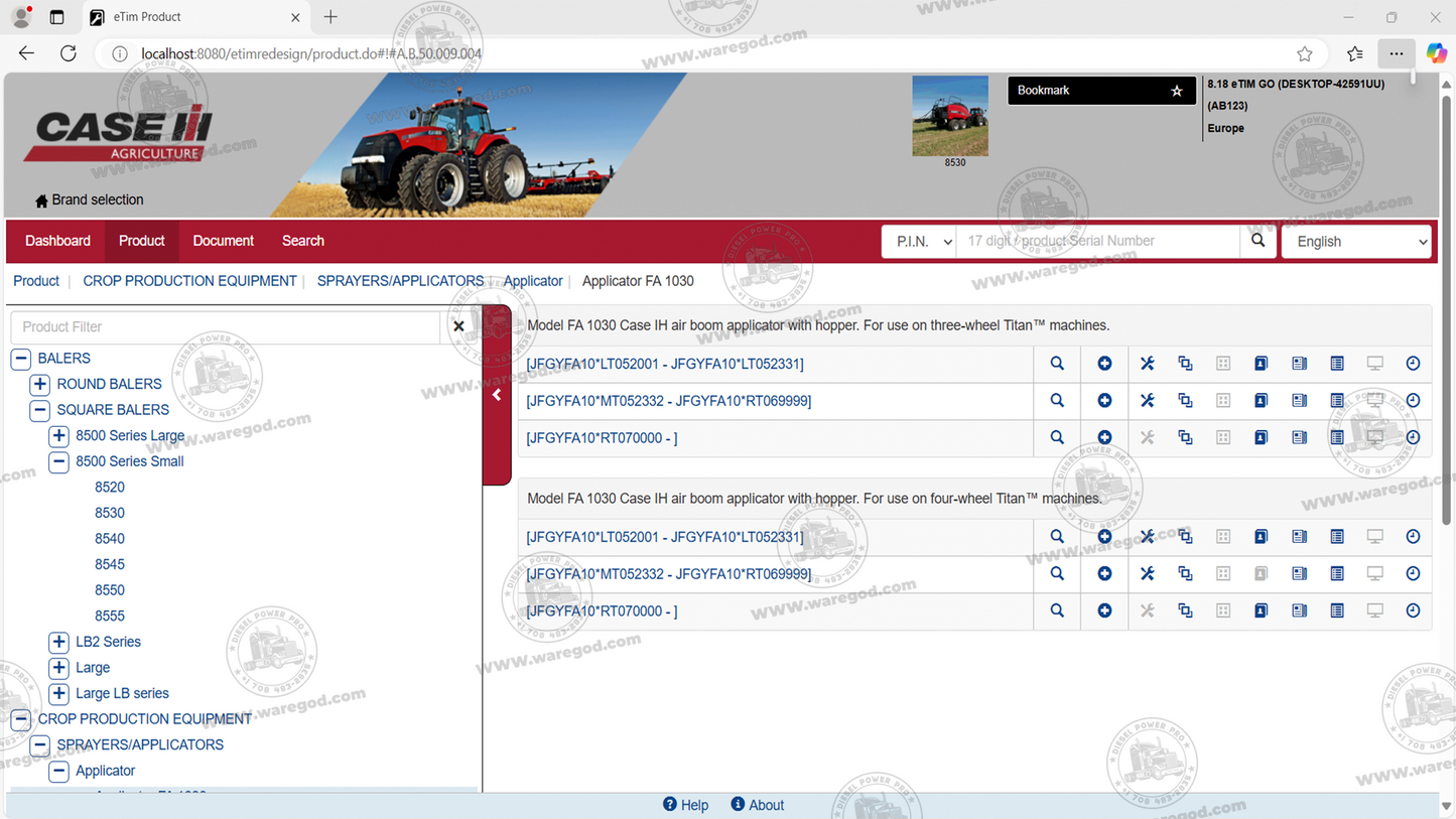 eTIM GO CASE IH AGRICULTURE 08.2025