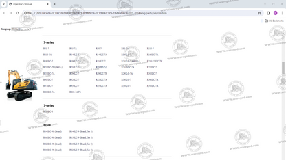 HYUNDAI CERES HEAVY EQUIPMENT OPERATOR MANUAL 01.2024
