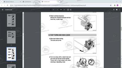 HYUNDAI FORKLIFT TRUCKS OPERATOR MANUAL 01.2024
