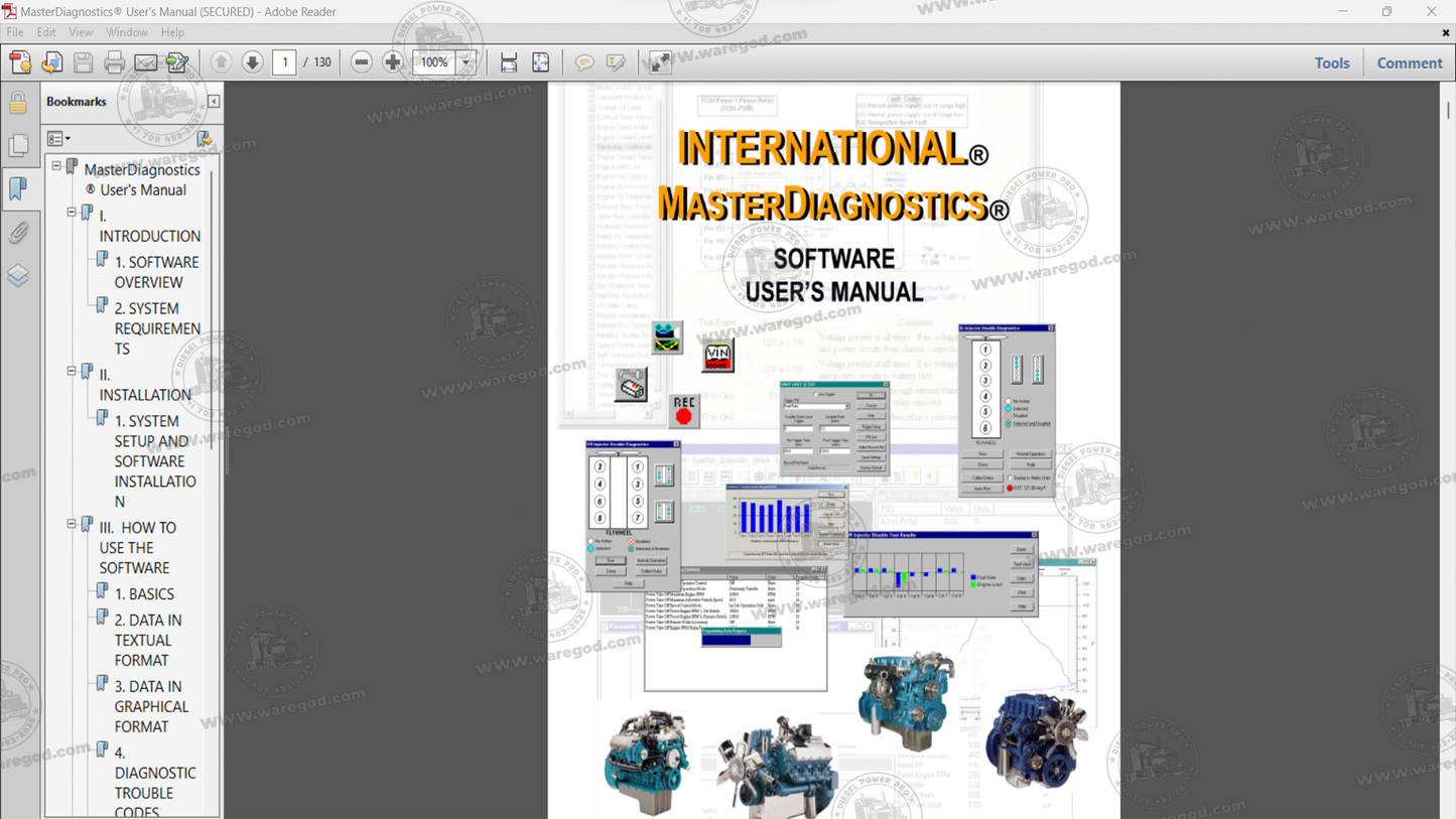 INTERNATIONAL MASTERDIAGNOSTICS 5.2.0.4 - MD32 (3BX, DLC, DLCII)