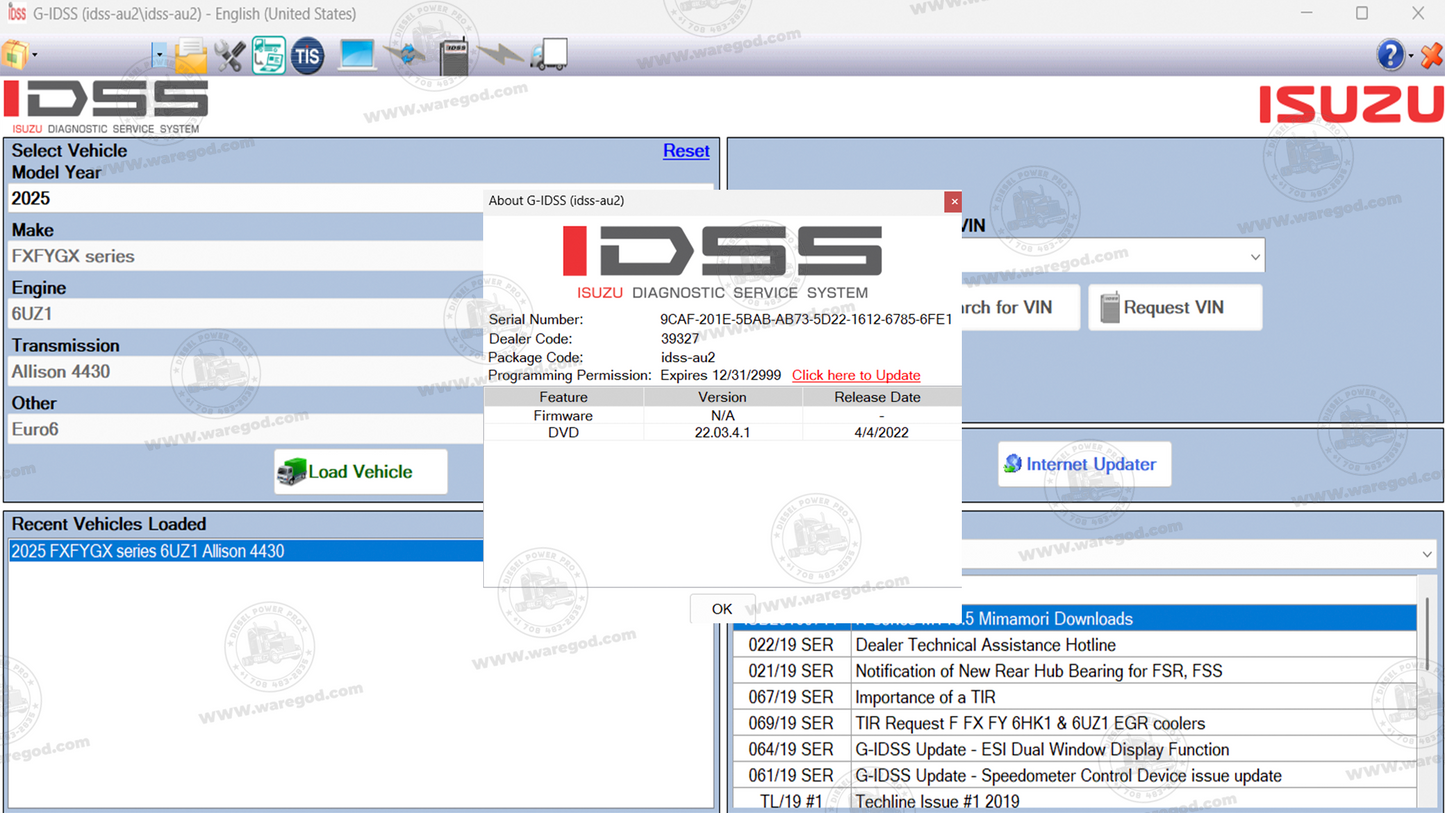 ISUZU G-IDSS 01.2026