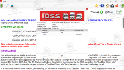 ISUZU US-IDSS 01.2026