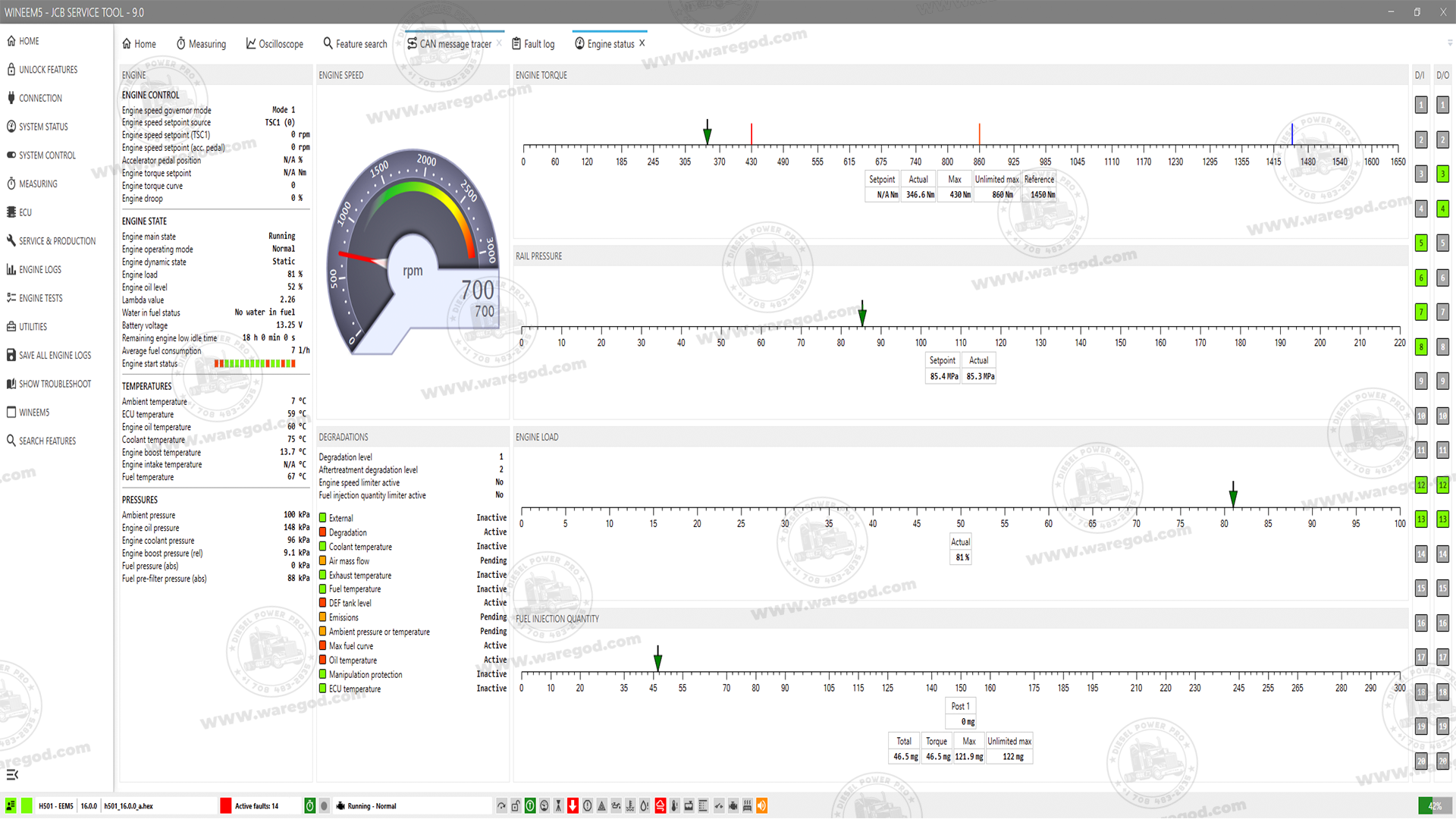 JCB WinEEM5 SERVICE TOOL 10.0