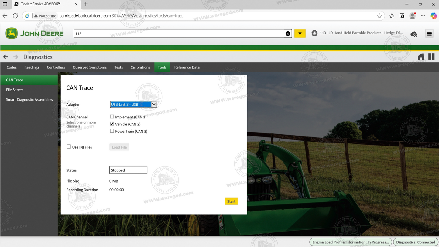 JOHN DEERE SERVICE ADVISOR 5.4.44 PORT 3074