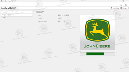 JOHN DEERE & HITACHI PARTS ADVISOR 10.2025