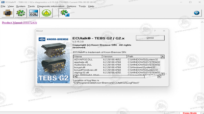 KNORR-BREMSE DIAGNOSTICS SYSTEMS 2.6.7.3 [07.2025]