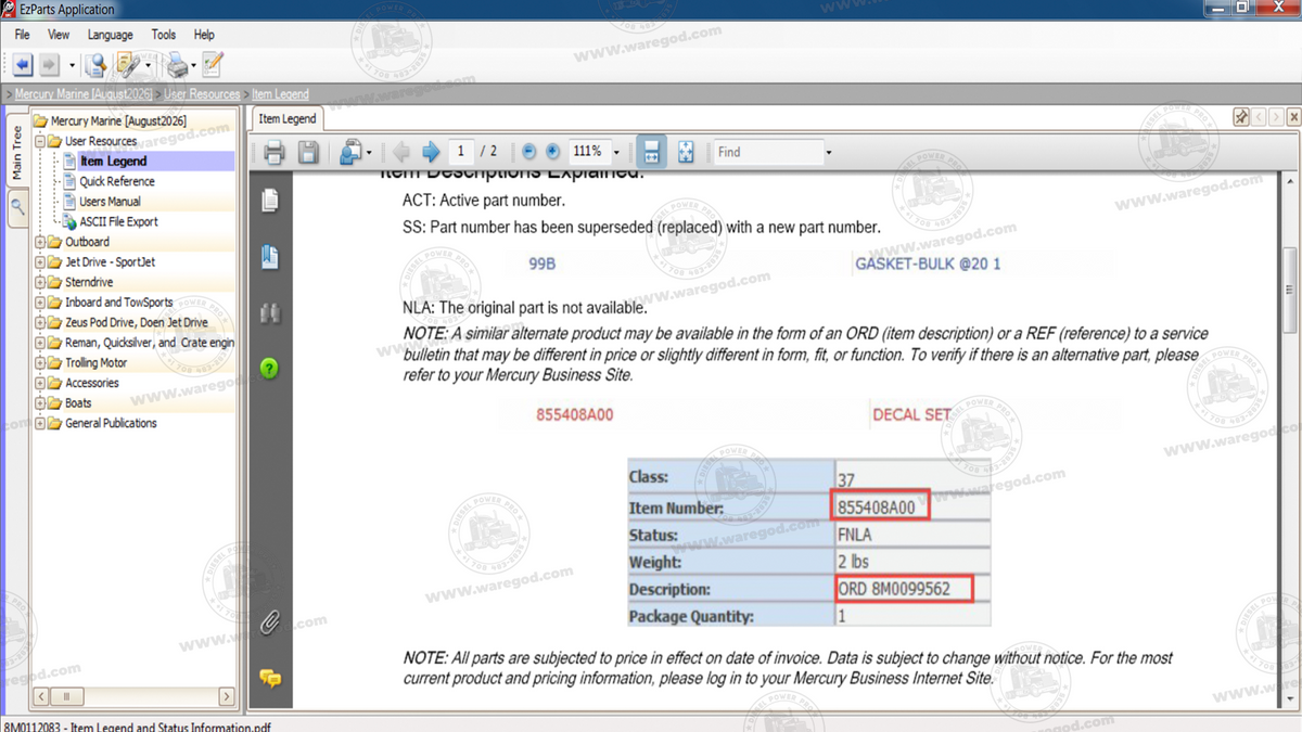 MERCURY MARINE EPC 08.2026 (W7) [VMWARE 17]