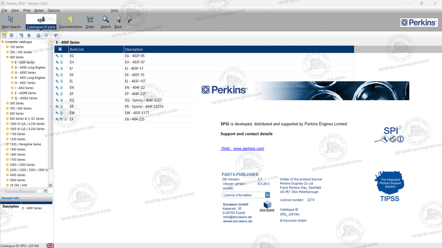 PERKINS SPI2 2023A