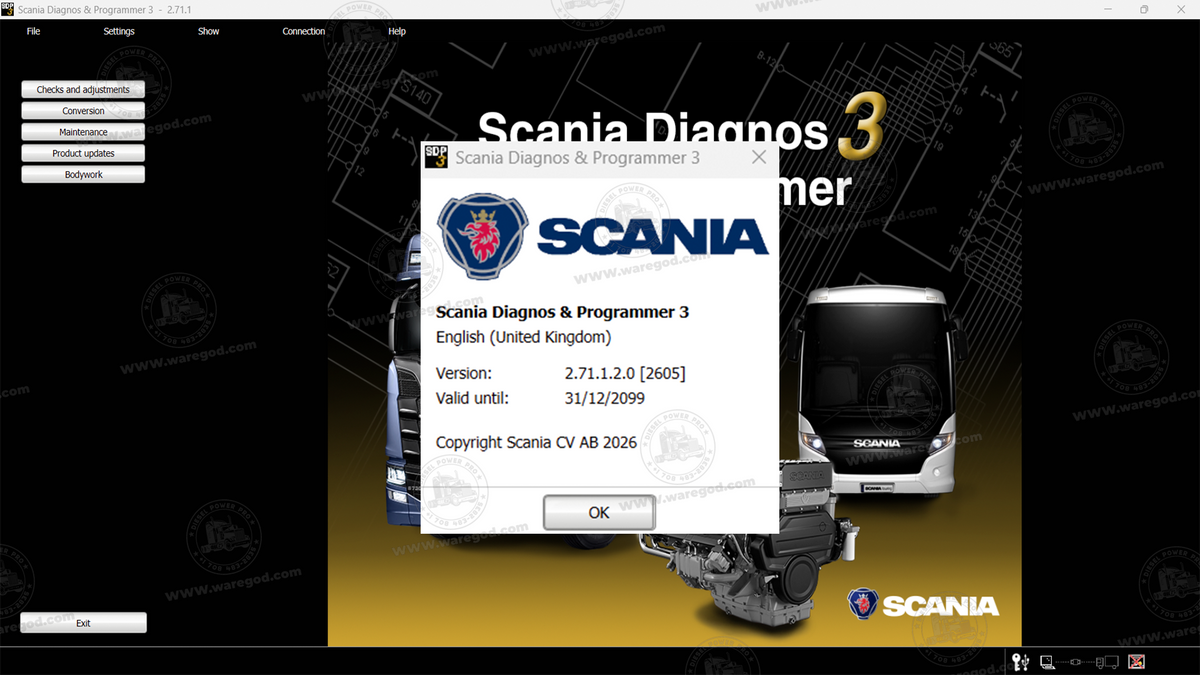 SCANIA DIAGNOS & PROGRAMMER 3 2.71.1.2.0