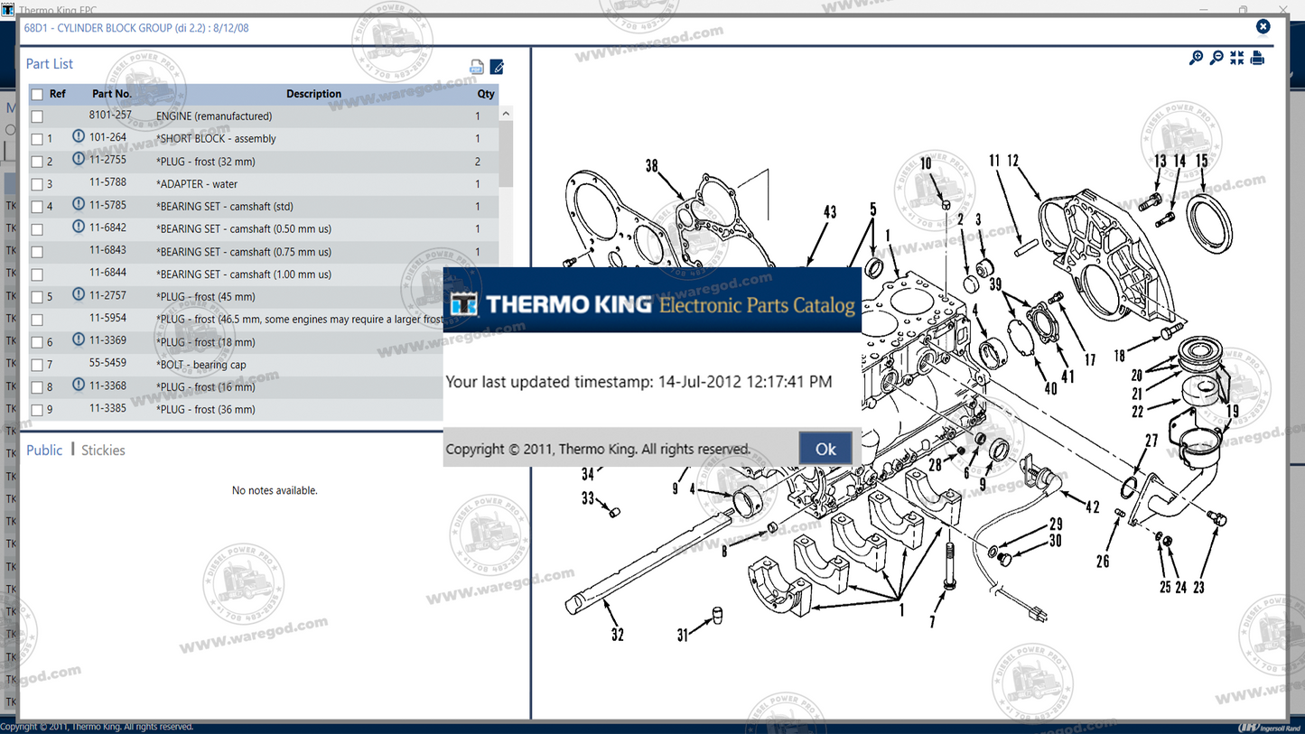 THERMO KING EPC 2012