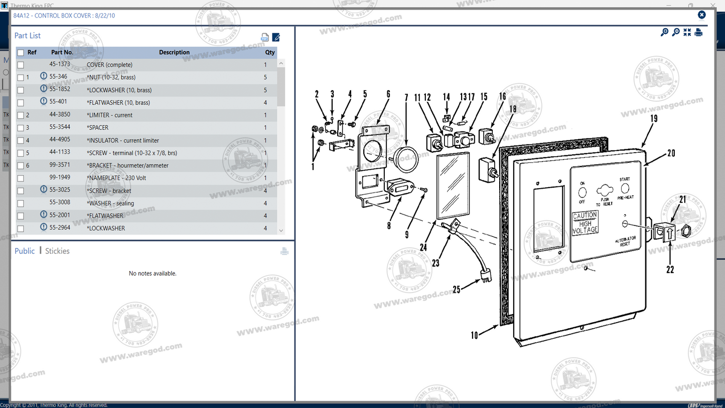 THERMO KING EPC 2012