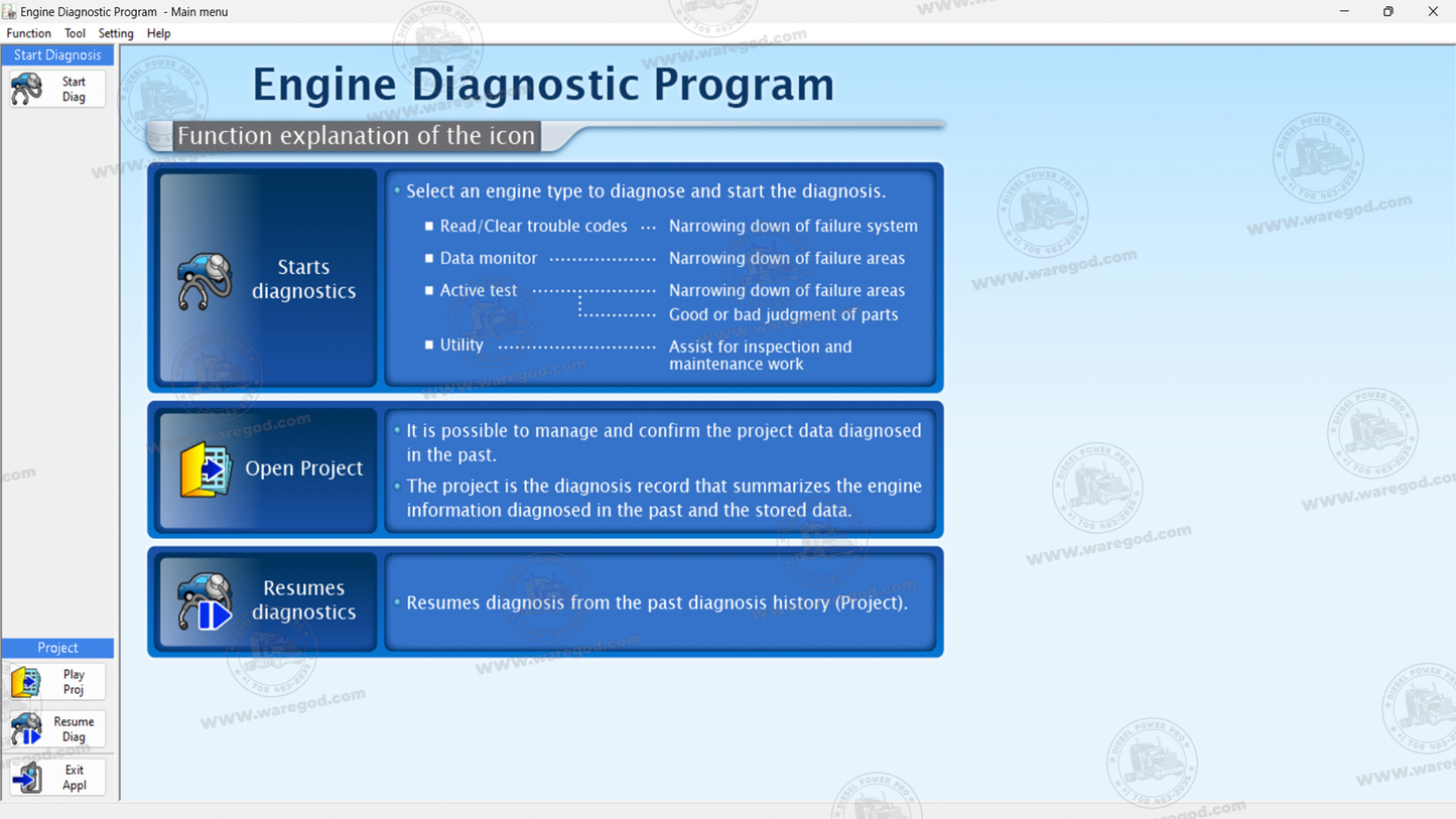 TOYOTA ENGINE DIAGNOSTIC PROGRAM 3.00.016