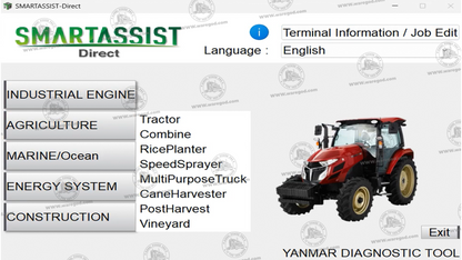 YANMAR DIAGNOSTIC TOOL SA-DIRECT 2.46.0