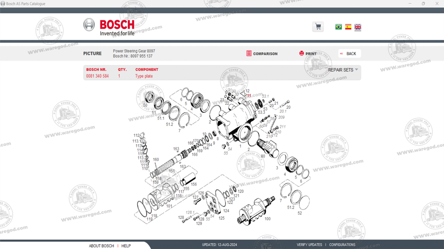 ZF BOSCH EPC SD AUTOMOTIVE STEERING 07.2025
