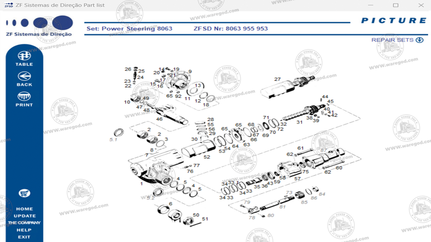 ZF EPC SD AUTOMOTIVE STEERING 11.2010