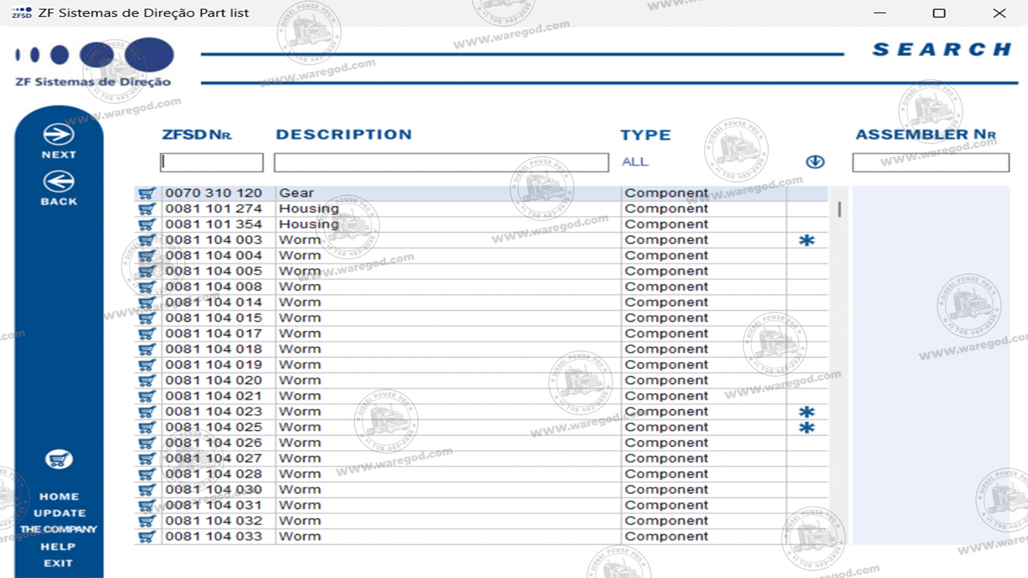 ZF EPC SD AUTOMOTIVE STEERING 11.2010