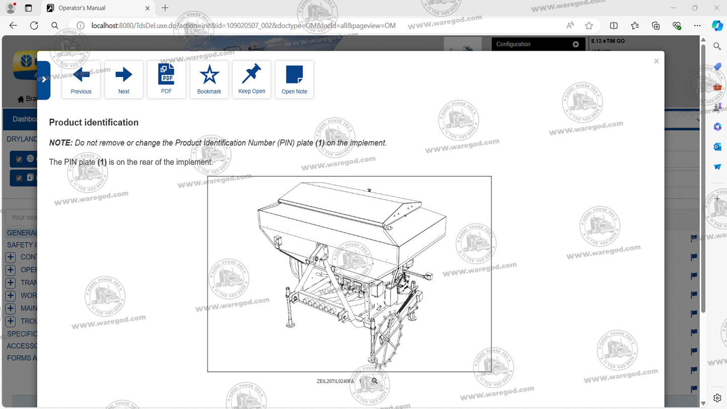eTIM GO NEW HOLLAND AGRICULTURE 08.2025