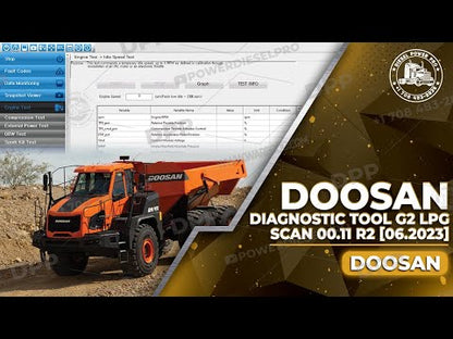DOOSAN DIAGNOSTIC TOOL G2 LPG SCAN 00.11 R2 [06.2023]
