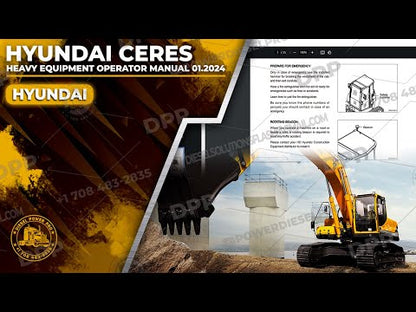 HYUNDAI CERES HEAVY EQUIPMENT OPERATOR MANUAL 01.2024