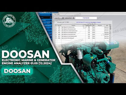 DOOSAN ELECTRONIC MARINE & GENERATOR ENGINE ANALYZER 01.05 [12.2024]