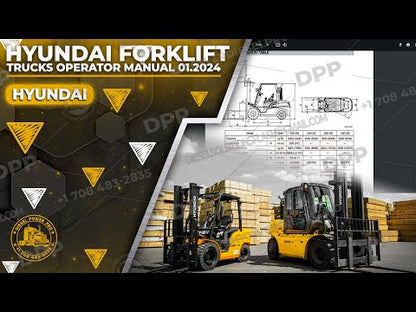 HYUNDAI FORKLIFT TRUCKS OPERATOR MANUAL 01.2024