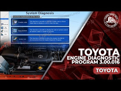 TOYOTA ENGINE DIAGNOSTIC PROGRAM 3.00.016