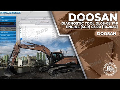 DOOSAN DIAGNOSTIC TOOL DL06-08 T4F ENGINE (SCR) 03.00 [10.2024]