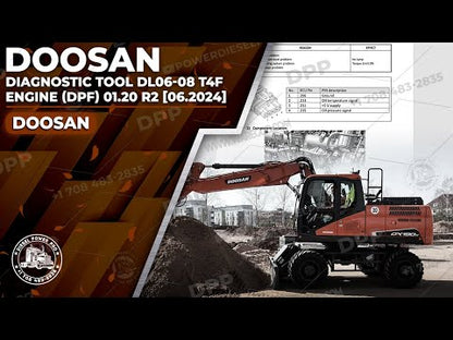 DOOSAN DIAGNOSTIC TOOL DL06-08 T4F ENGINE (DPF) 01.20 R2 [06.2024]