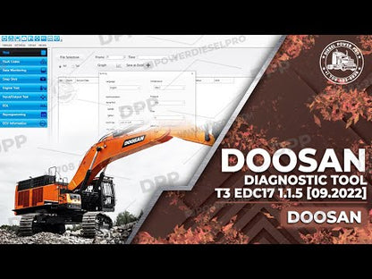 DOOSAN DIAGNOSTIC TOOL T3 EDC17 1.1.5 [09.2022]
