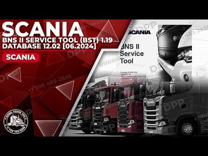 SCANIA BNS II SERVICE TOOL (BST) 1.19 DATABASE 12.02 [06.2024]