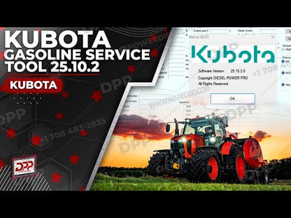 KUBOTA GASOLINE SERVICE TOOL 25.10.2