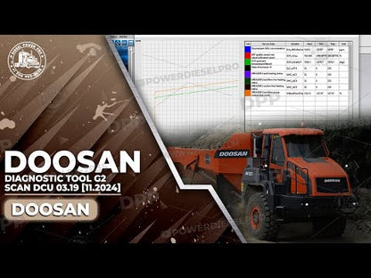DOOSAN DIAGNOSTIC TOOL G2 SCAN DCU 03.19 [11.2024]